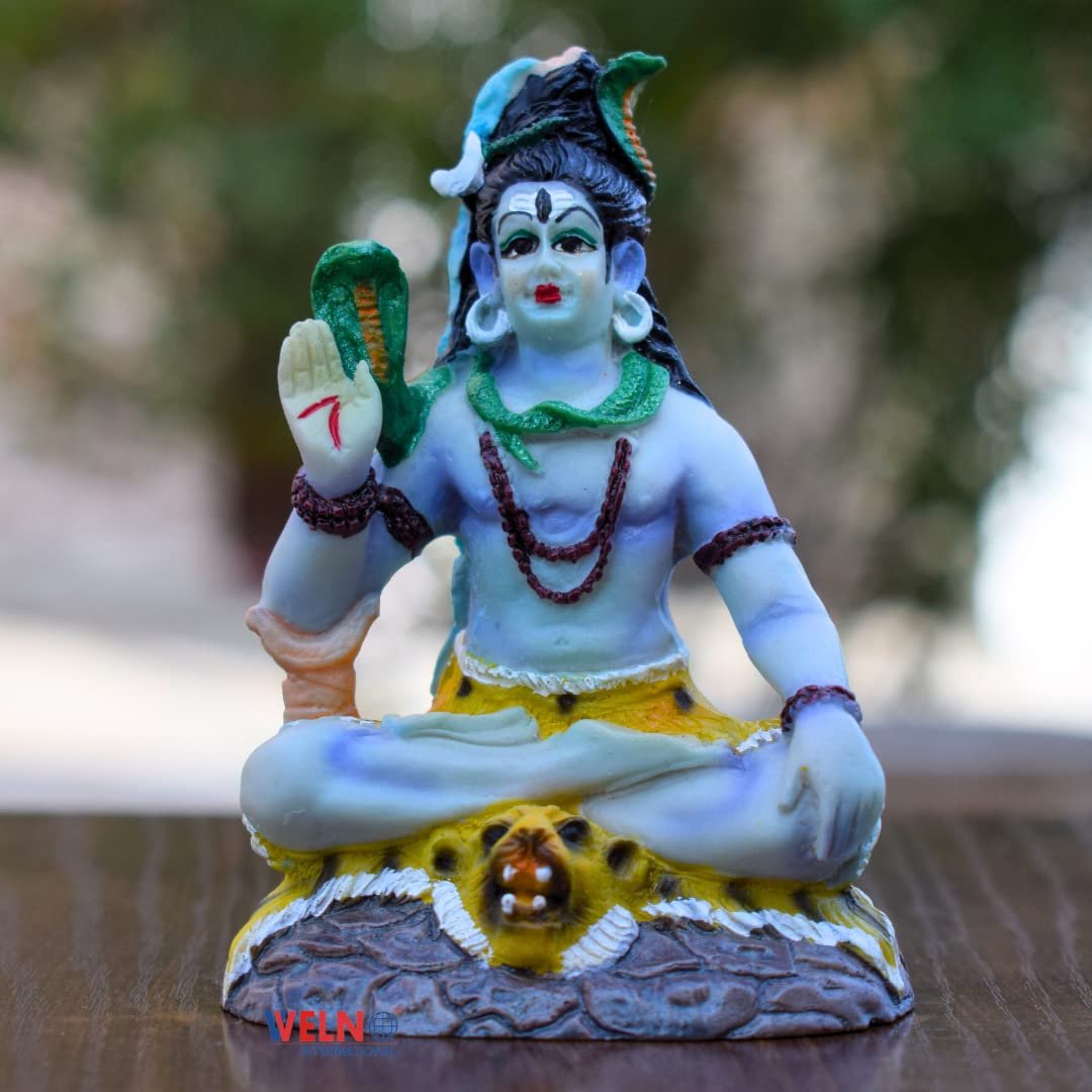 Shiv Ji/Lord Shiva Idol, Marble Mahadev Murti for Car Dashboard ...