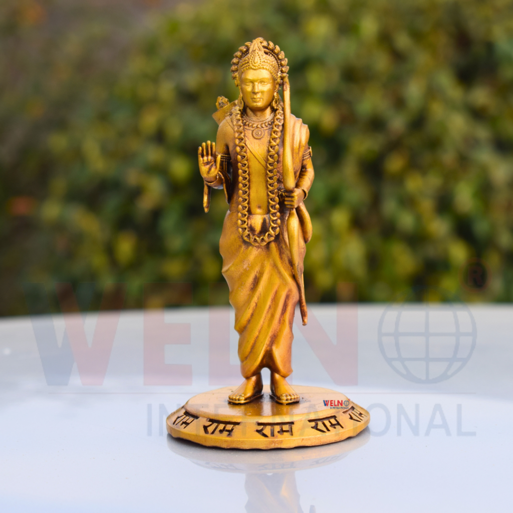 Resin Antique Shri Ram Idol Lord Rama Statue for Car Dashboard - Welno ...