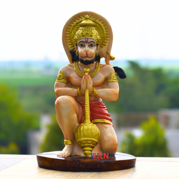 Unique Face Big Shri Hanuman Idol Bajrang Bali Idol/Shri Hanuman ji Murti to Protect from All Kind of Negative Energy/for Good Luck, Success and Prosperity