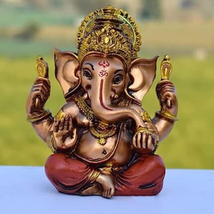 Lord Ganesha Idol for Home Temple & Gifting